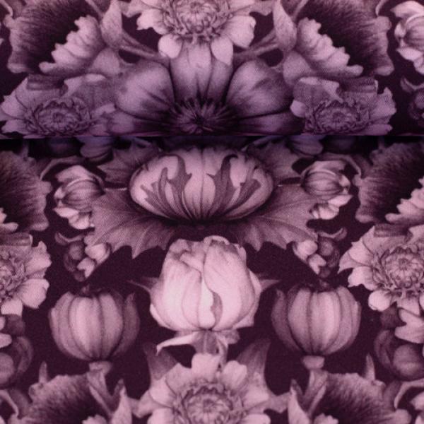 Viskose Victorian DamaskTint Beere von Swafing by Bienvenido Colorido
